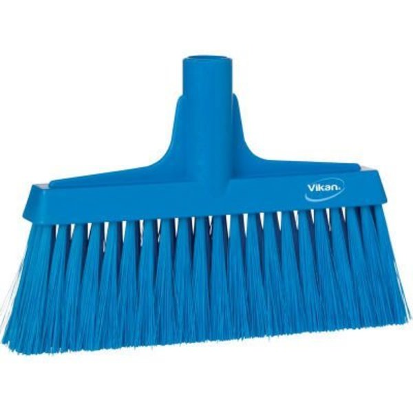 Remco Vikan 10in Upright Broom- Soft/Stiff, Blue 31043